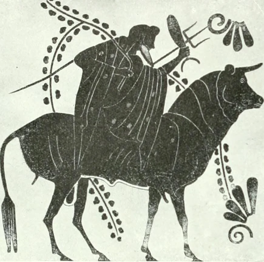 An illustration from Nouvelle mythologie illustrée, 1920, leaf 357
