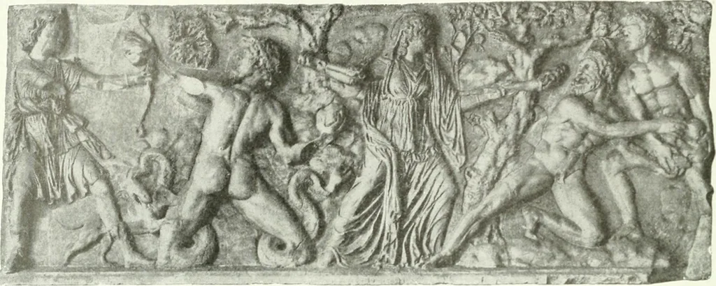 An illustration from Nouvelle mythologie illustrée, 1920, leaf 37