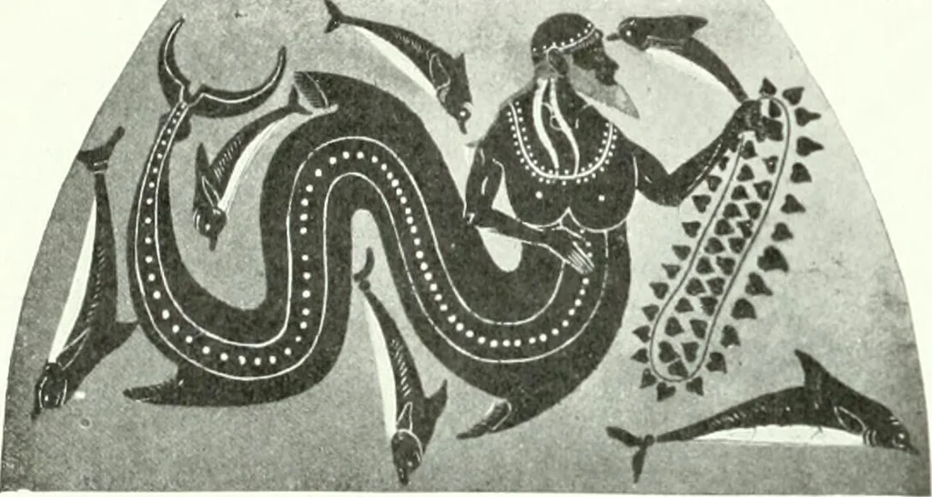 An illustration from Nouvelle mythologie illustrée, 1920, leaf 373