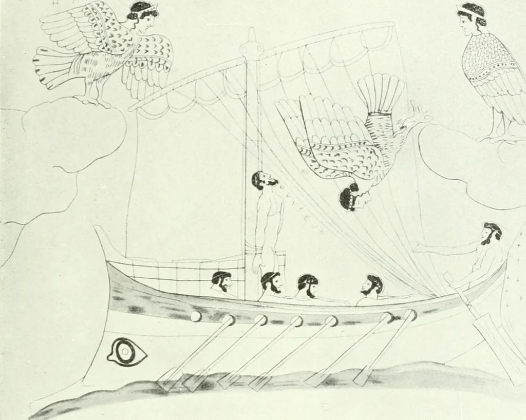 An illustration from Nouvelle mythologie illustrée, 1920, leaf 376