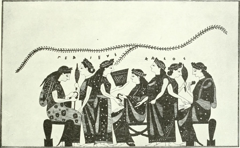 An illustration from Nouvelle mythologie illustrée, 1920, leaf 382