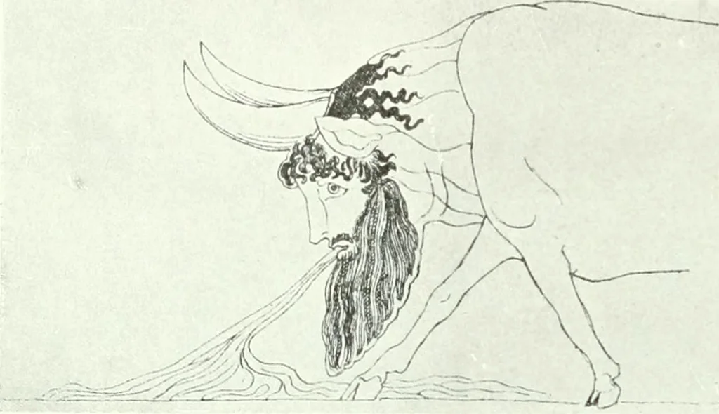 An illustration from Nouvelle mythologie illustrée, 1920, leaf 383