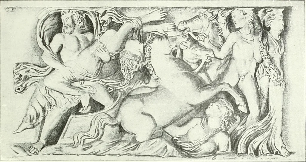 An illustration from Nouvelle mythologie illustrée, 1920, leaf 386