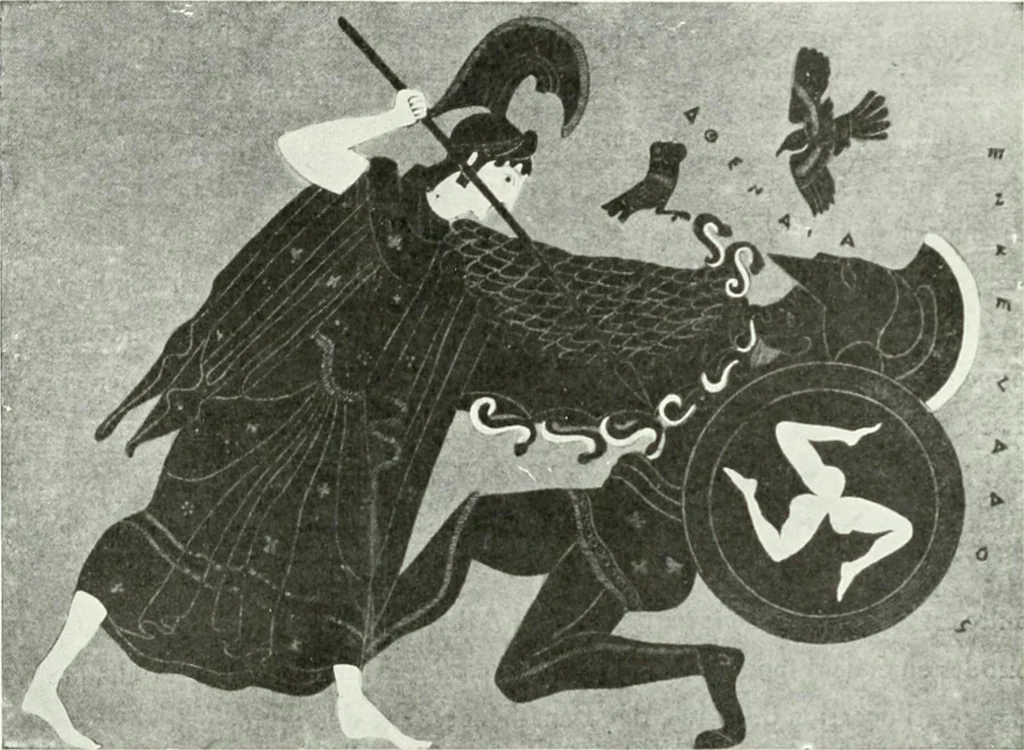 An illustration from Nouvelle mythologie illustrée, 1920, leaf 39