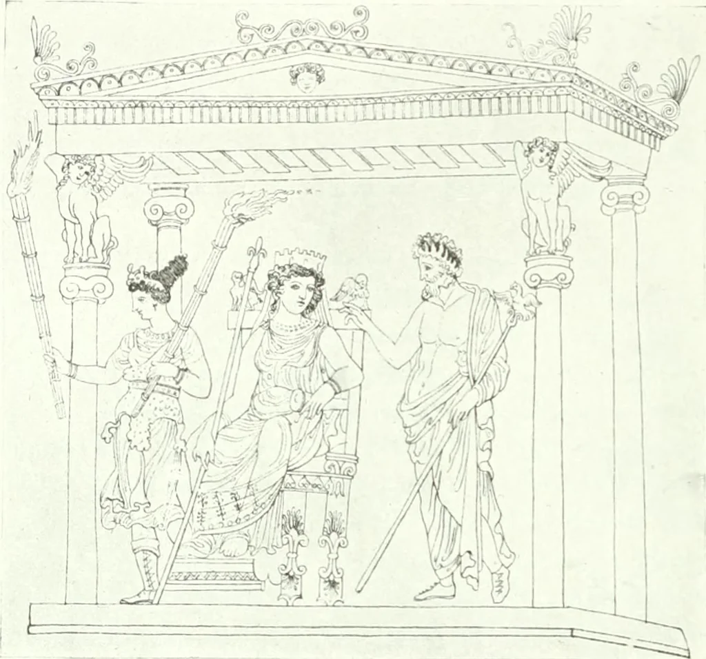 An illustration from Nouvelle mythologie illustrée, 1920, leaf 393