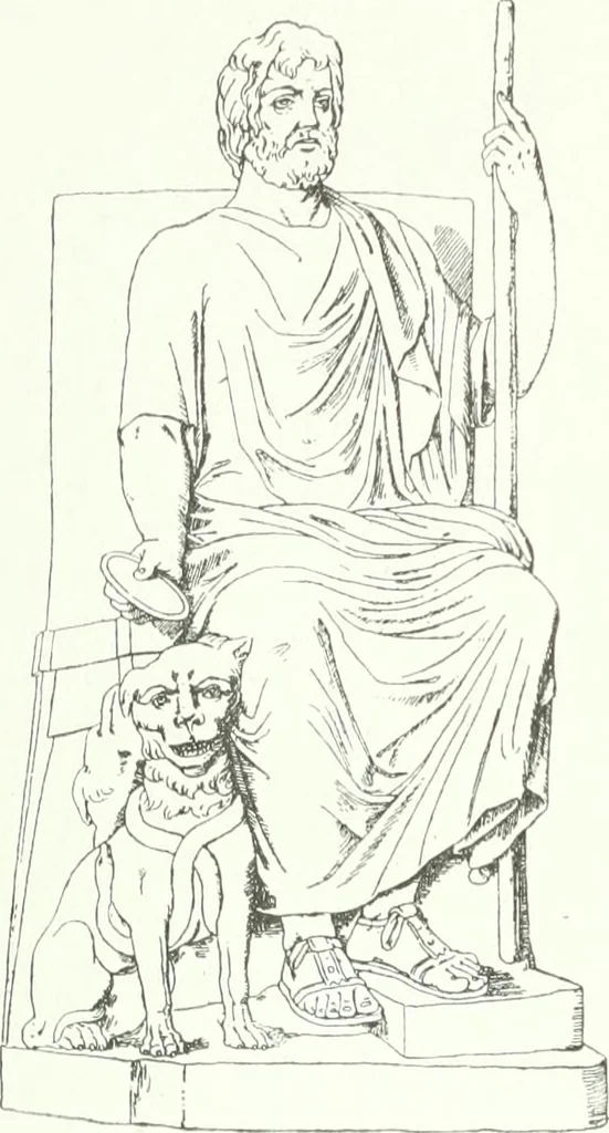 An illustration from Nouvelle mythologie illustrée, 1920, leaf 395