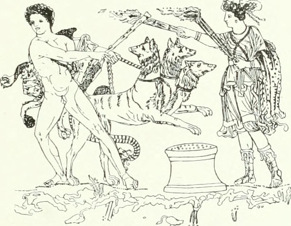 An illustration from Nouvelle mythologie illustrée, 1920, leaf 406
