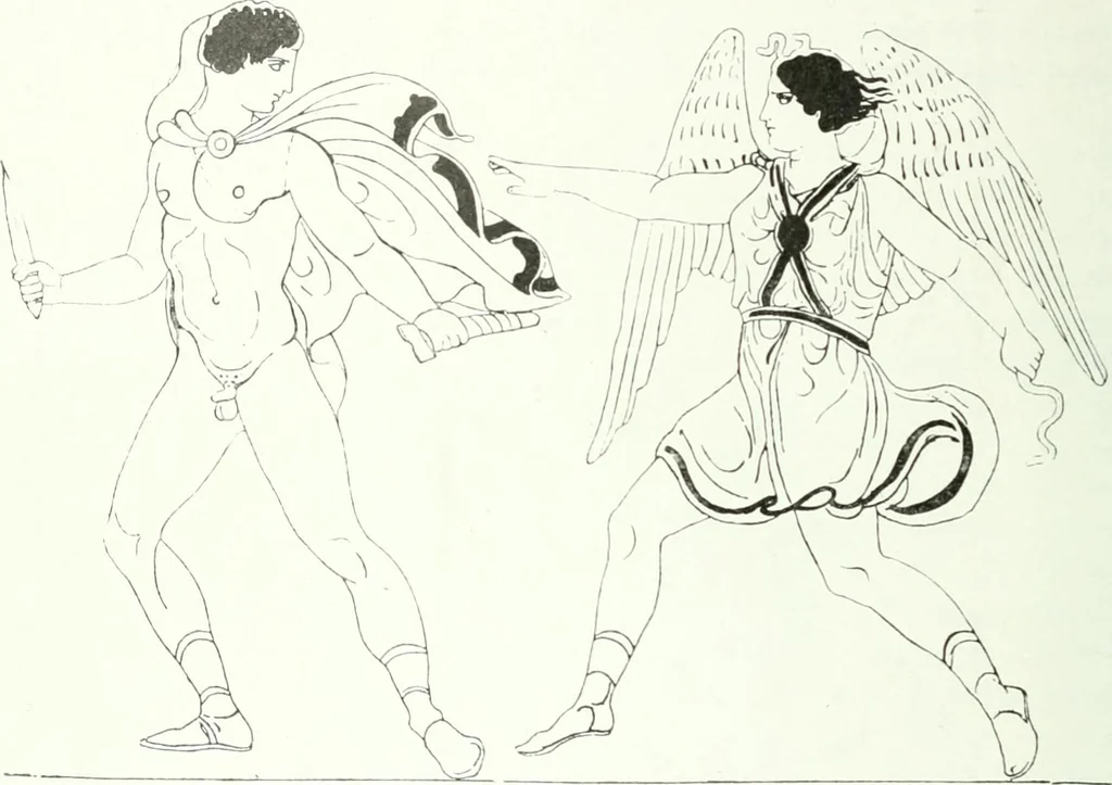 An illustration from Nouvelle mythologie illustrée, 1920, leaf 407