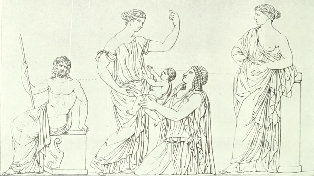 An illustration from Nouvelle mythologie illustrée, 1920, leaf 411