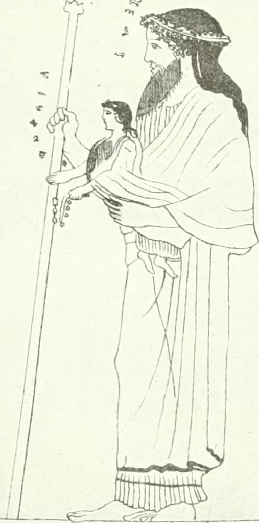 An illustration from Nouvelle mythologie illustrée, 1920, leaf 412