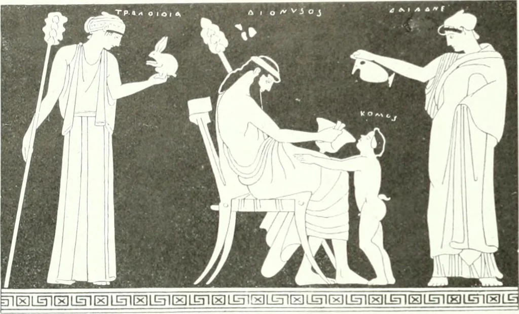 An illustration from Nouvelle mythologie illustrée, 1920, leaf 413