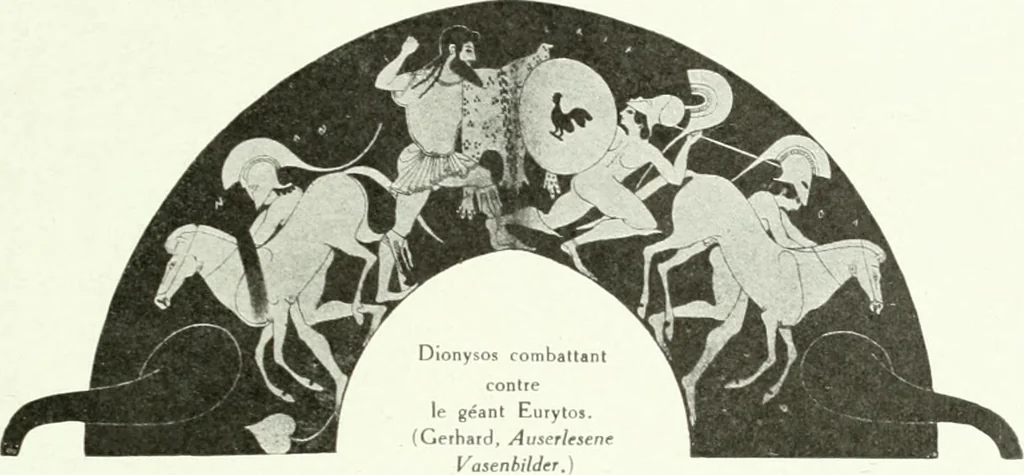 An illustration from Nouvelle mythologie illustrée, 1920, leaf 416