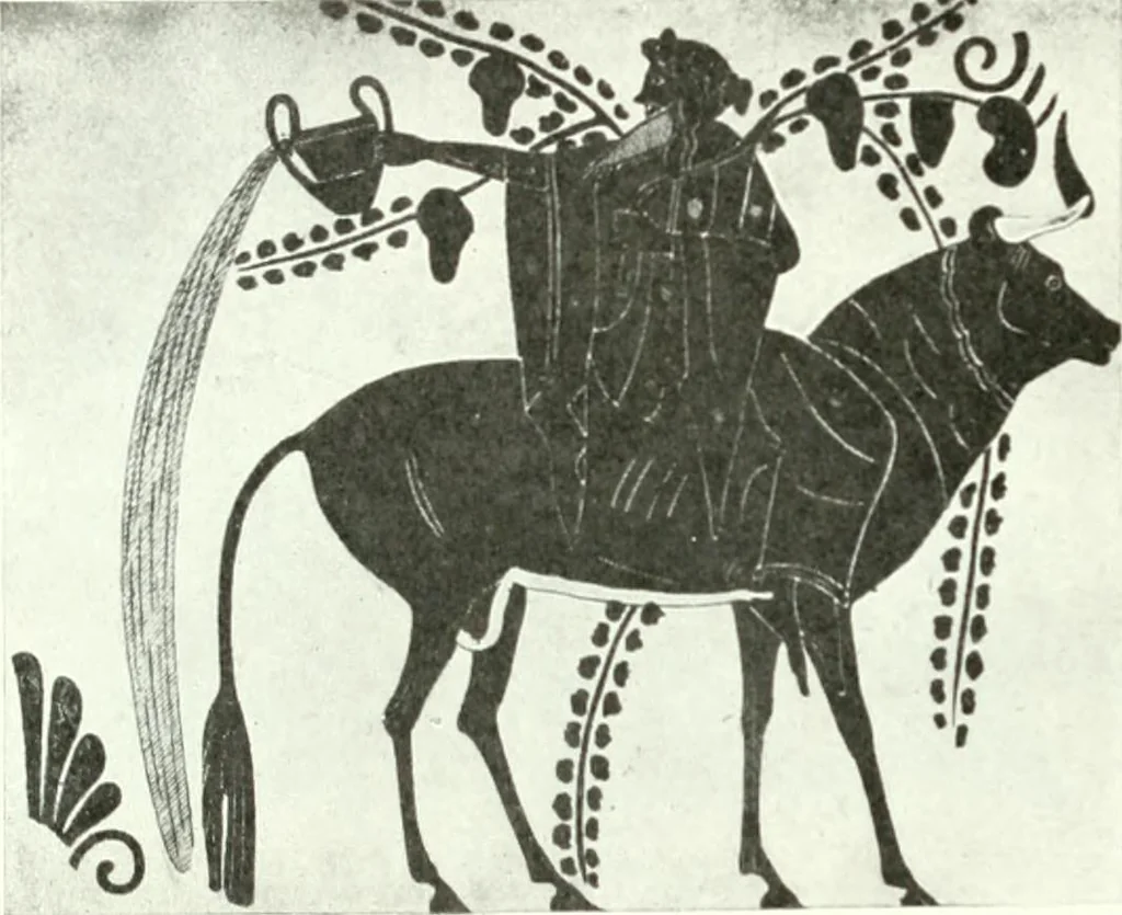 An illustration from Nouvelle mythologie illustrée, 1920, leaf 423