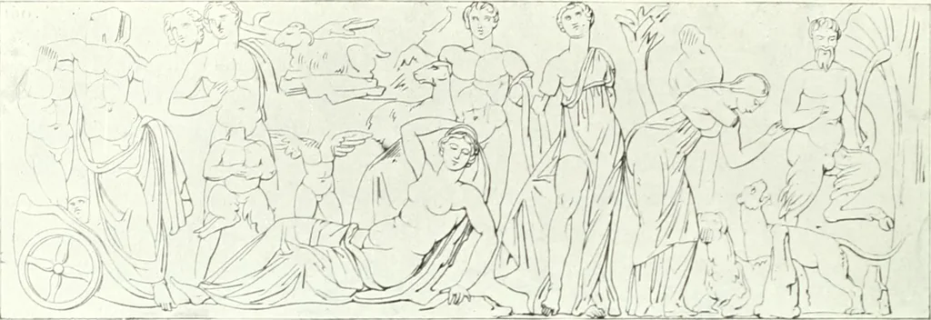 An illustration from Nouvelle mythologie illustrée, 1920, leaf 425