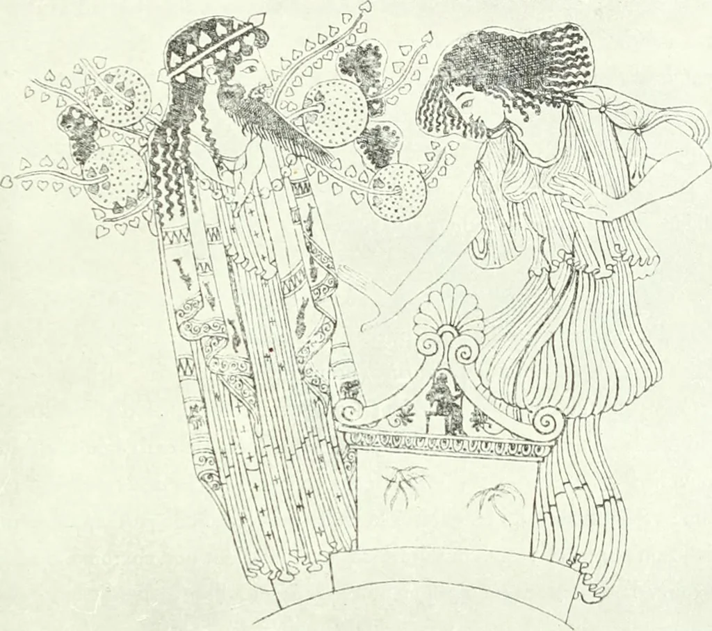 An illustration from Nouvelle mythologie illustrée, 1920, leaf 432