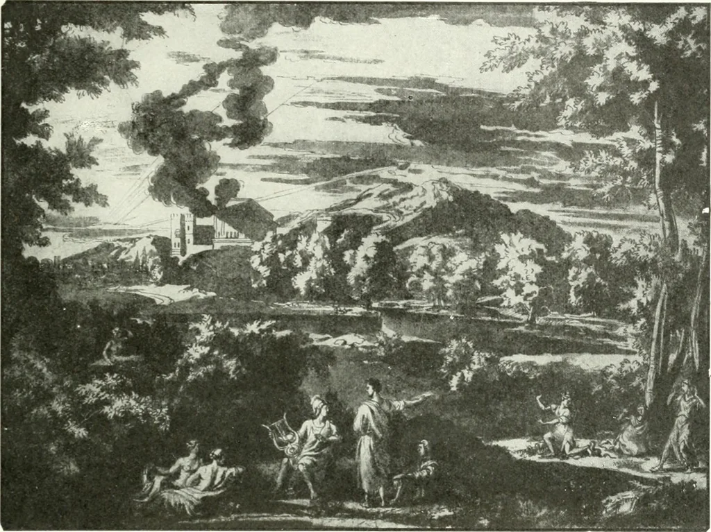 An illustration from Nouvelle mythologie illustrée, 1920, leaf 440