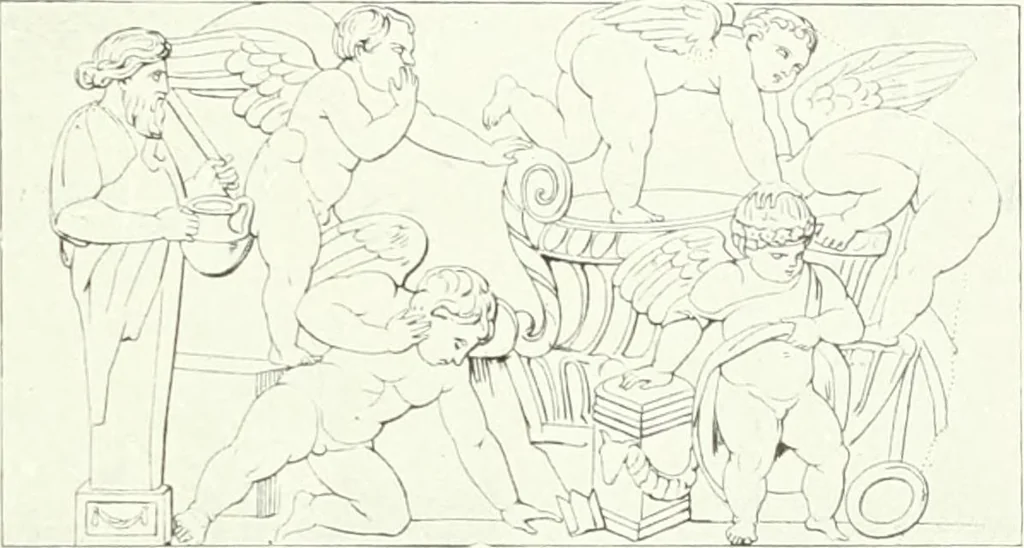 An illustration from Nouvelle mythologie illustrée, 1920, leaf 442