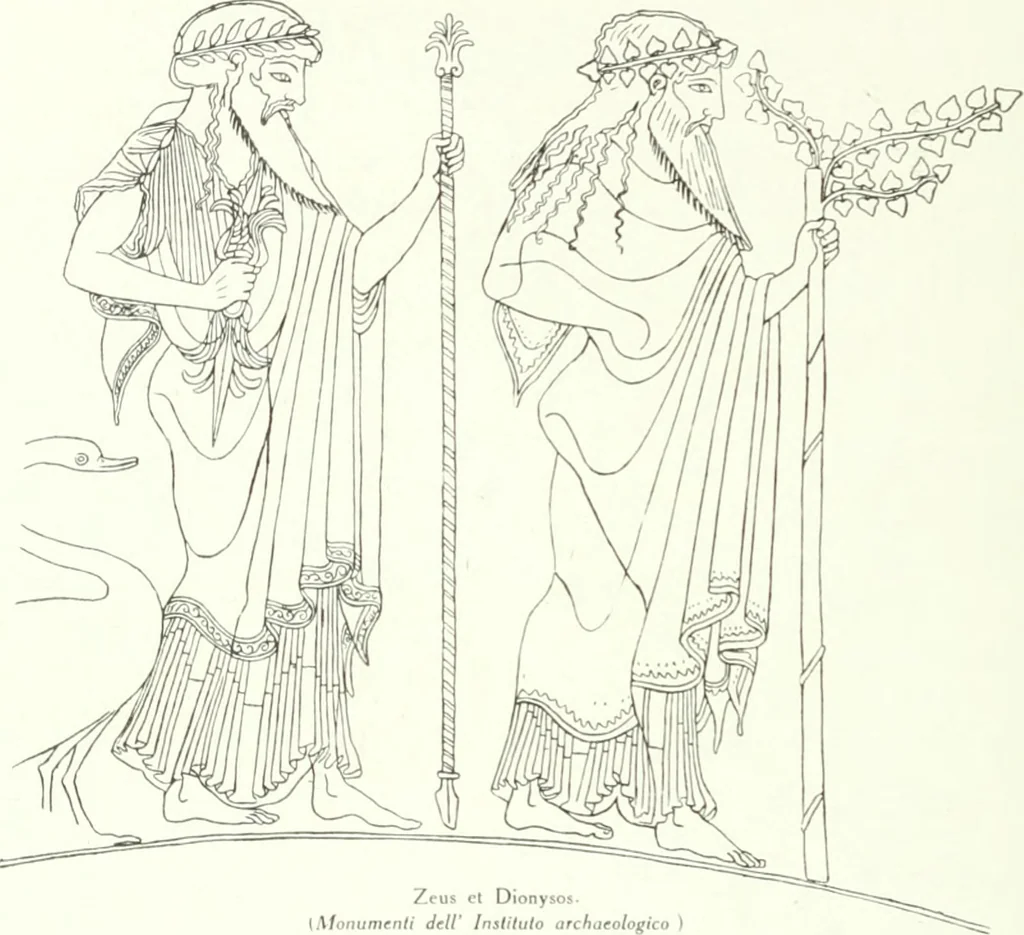 An illustration from Nouvelle mythologie illustrée, 1920, leaf 443