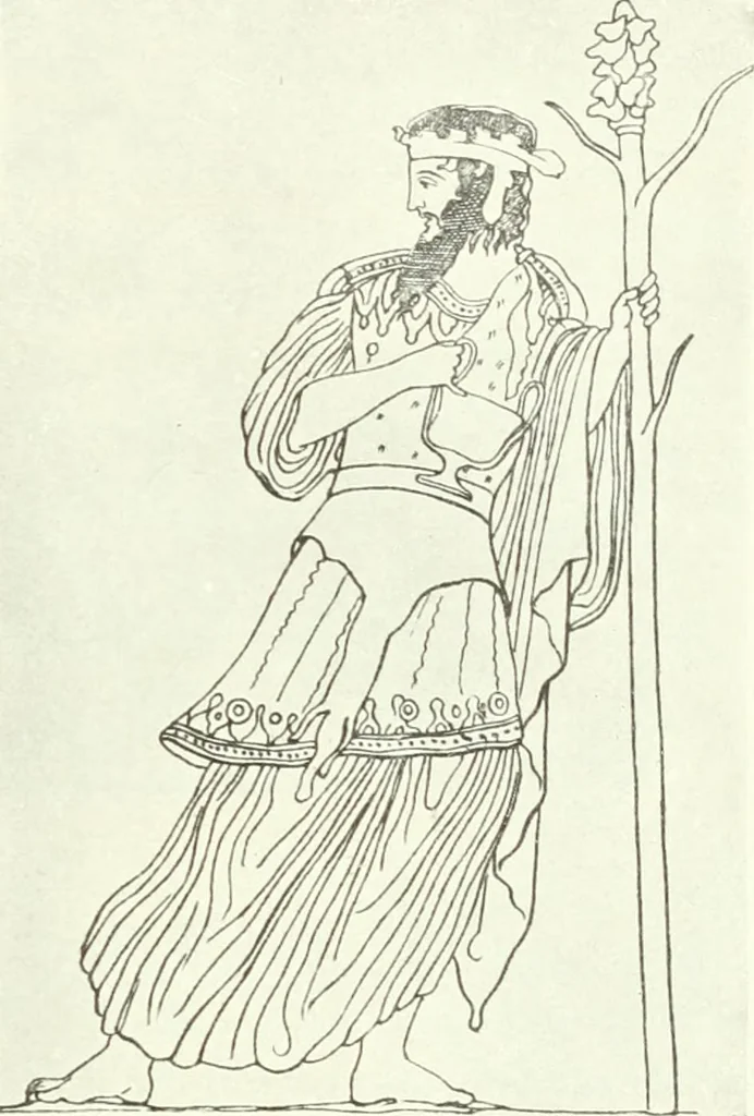 An illustration from Nouvelle mythologie illustrée, 1920, leaf 444
