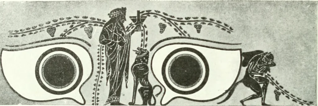 An illustration from Nouvelle mythologie illustrée, 1920, leaf 445