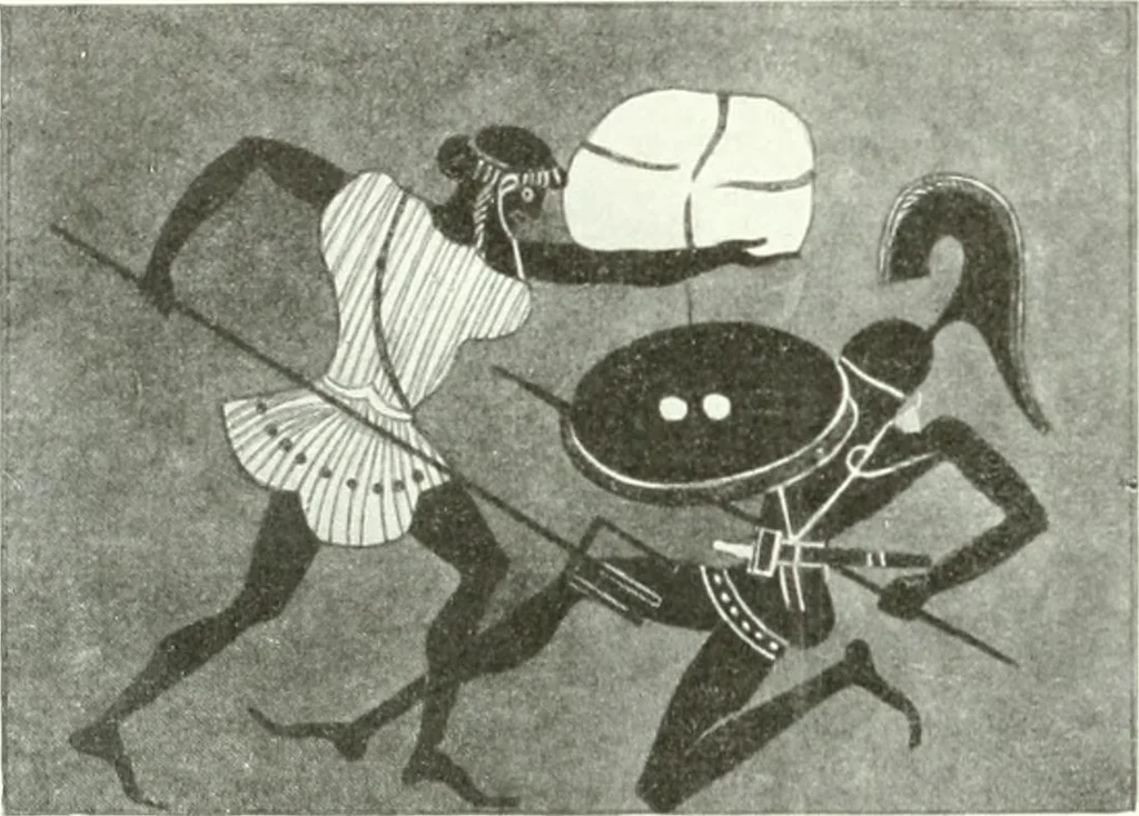 An illustration from Nouvelle mythologie illustrée, 1920, leaf 45