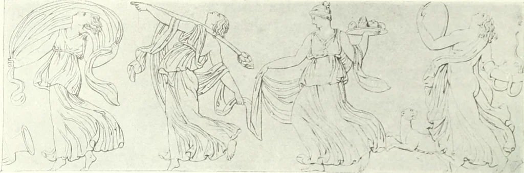 An illustration from Nouvelle mythologie illustrée, 1920, leaf 453