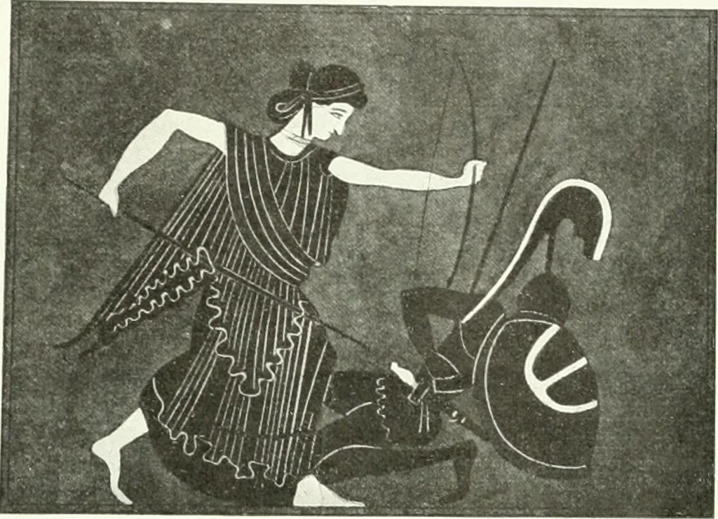 An illustration from Nouvelle mythologie illustrée, 1920, leaf 46