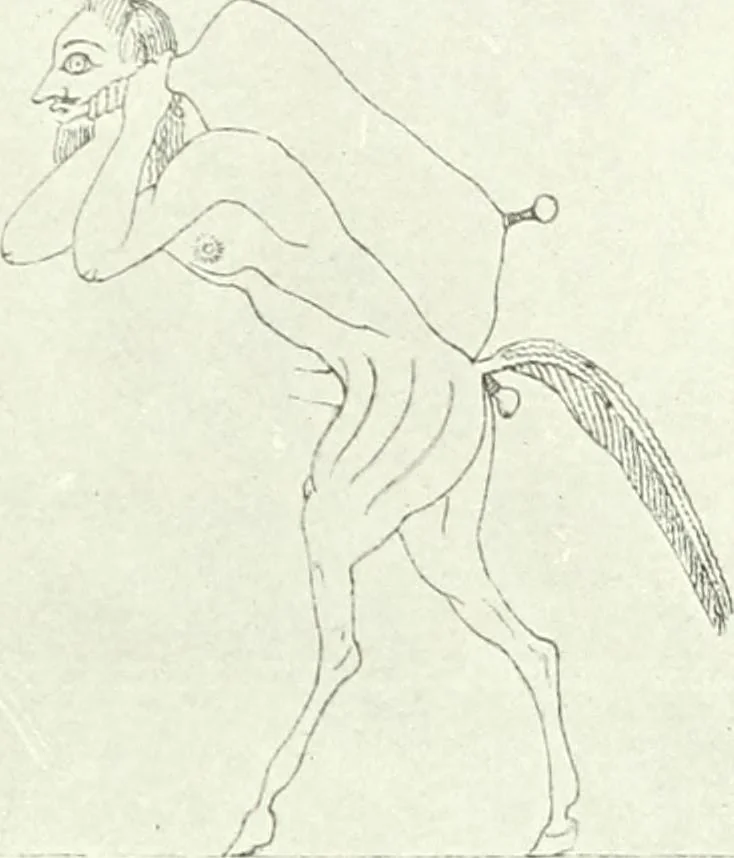 An illustration from Nouvelle mythologie illustrée, 1920, leaf 460