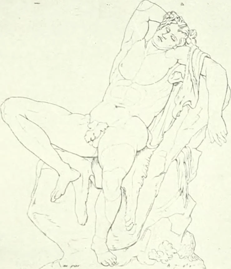 An illustration from Nouvelle mythologie illustrée, 1920, leaf 464