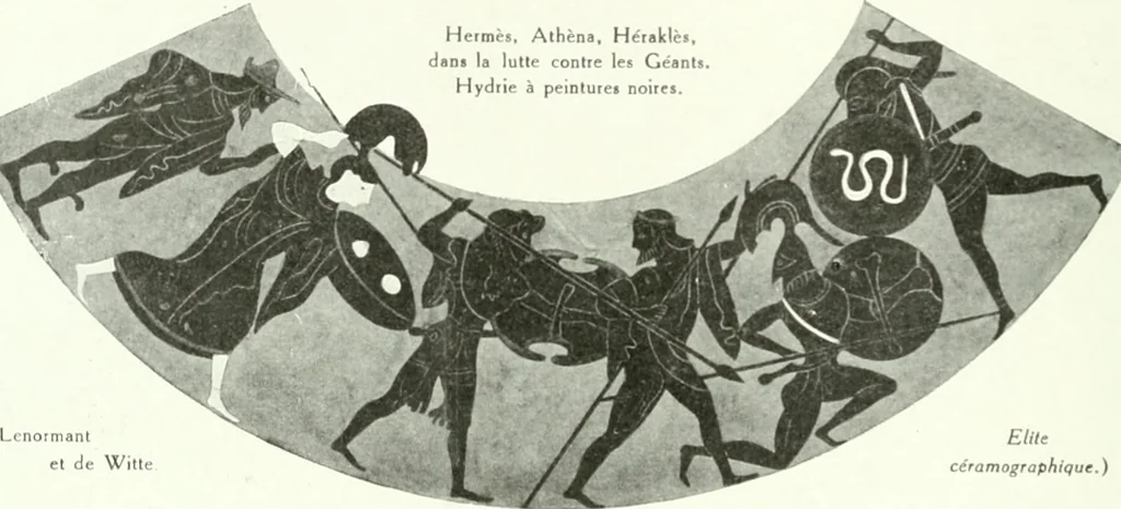 An illustration from Nouvelle mythologie illustrée, 1920, leaf 47