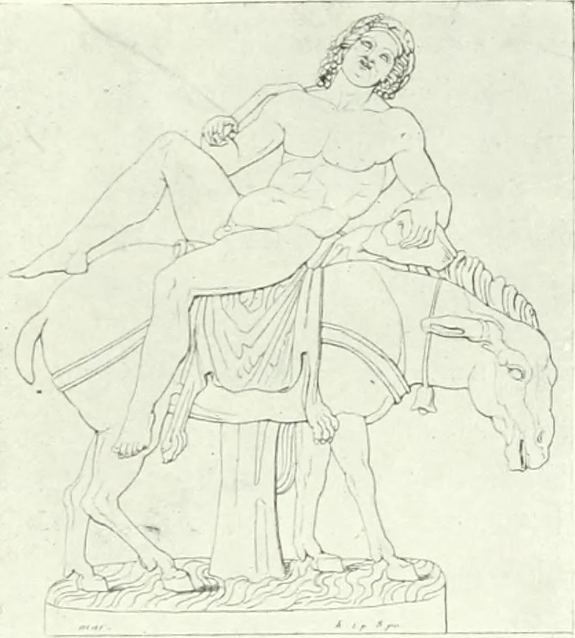 An illustration from Nouvelle mythologie illustrée, 1920, leaf 482