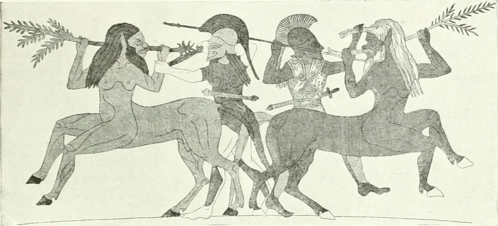 An illustration from Nouvelle mythologie illustrée, 1920, leaf 486