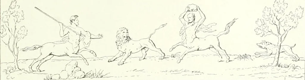 An illustration from Nouvelle mythologie illustrée, 1920, leaf 492