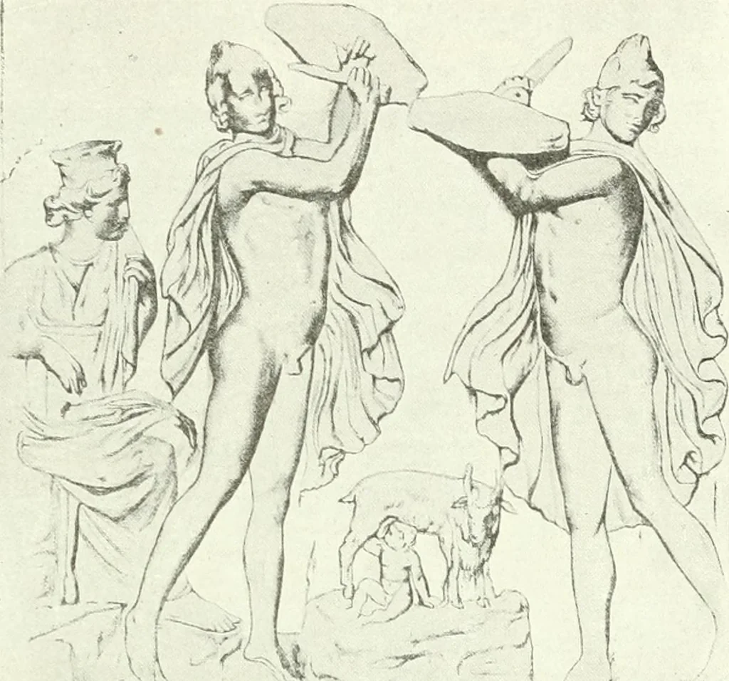 An illustration from Nouvelle mythologie illustrée, 1920, leaf 56