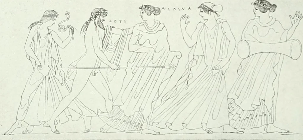 An illustration from Nouvelle mythologie illustrée, 1920, leaf 63