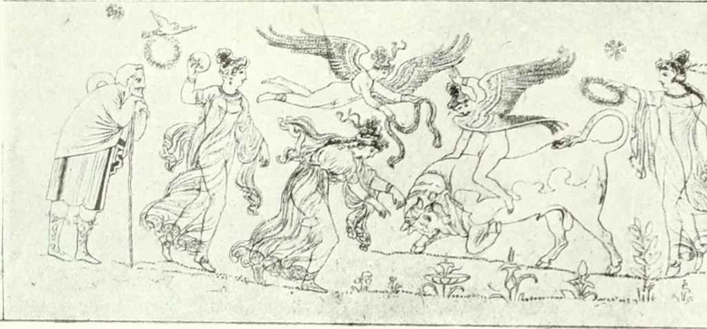 An illustration from Nouvelle mythologie illustrée, 1920, leaf 67
