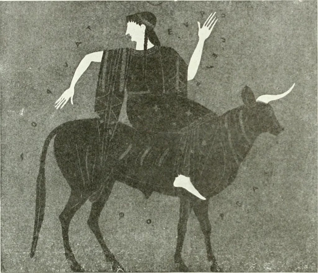 An illustration from Nouvelle mythologie illustrée, 1920, leaf 69