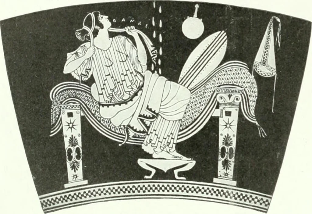 An illustration from Nouvelle mythologie illustrée, 1920, leaf 71