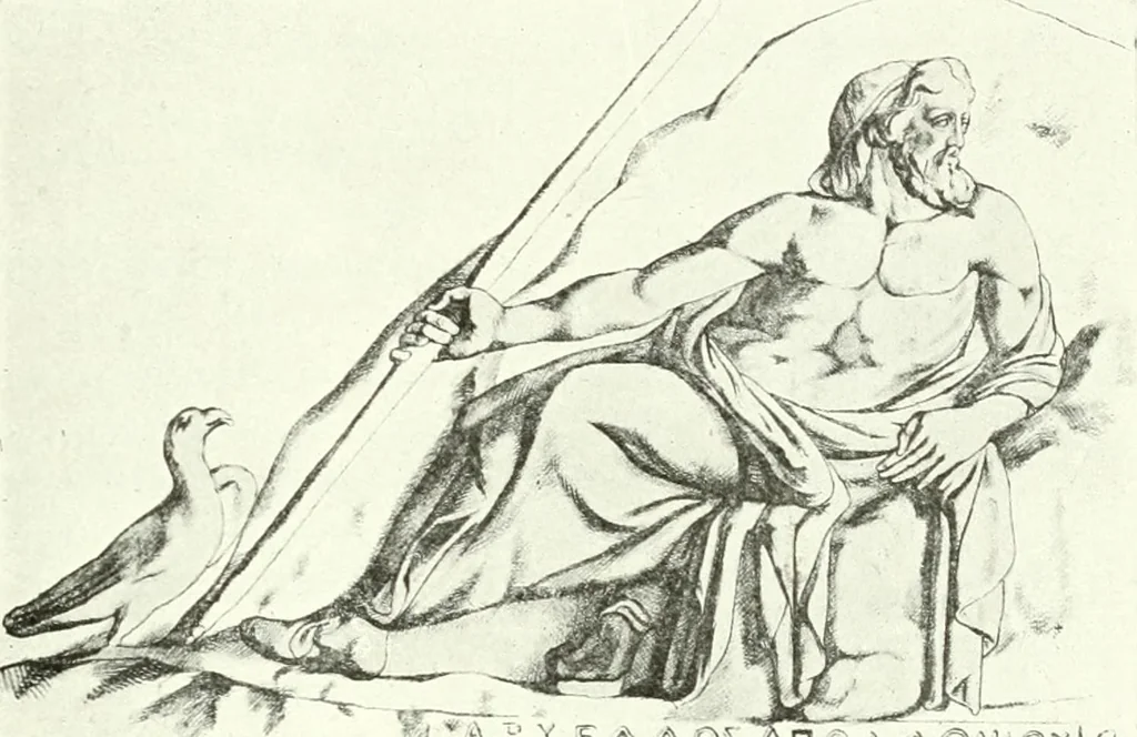 An illustration from Nouvelle mythologie illustrée, 1920, leaf 82