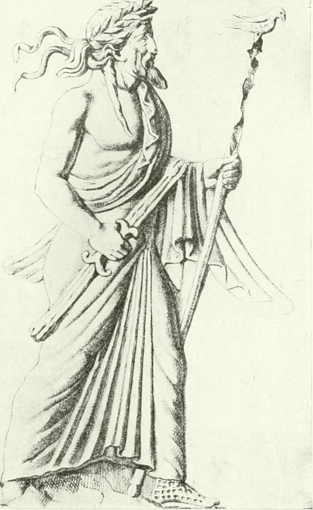 An illustration from Nouvelle mythologie illustrée, 1920, leaf 84