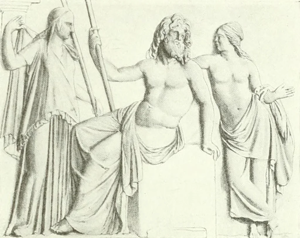 An illustration from Nouvelle mythologie illustrée, 1920, leaf 92