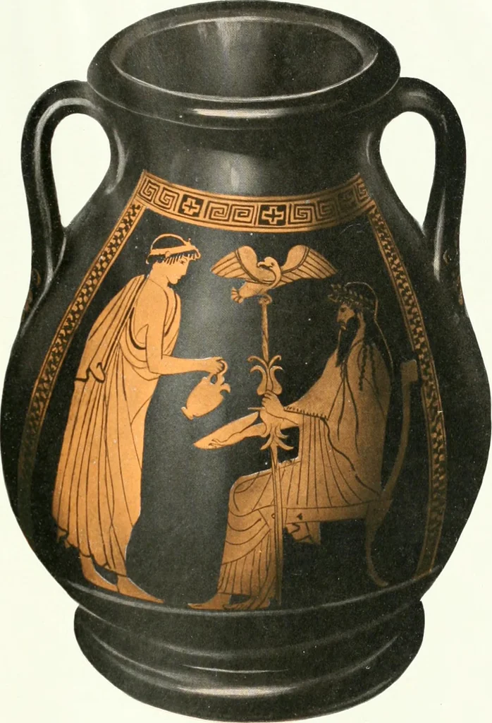 An illustration from Nouvelle mythologie illustrée, 1920, leaf 98