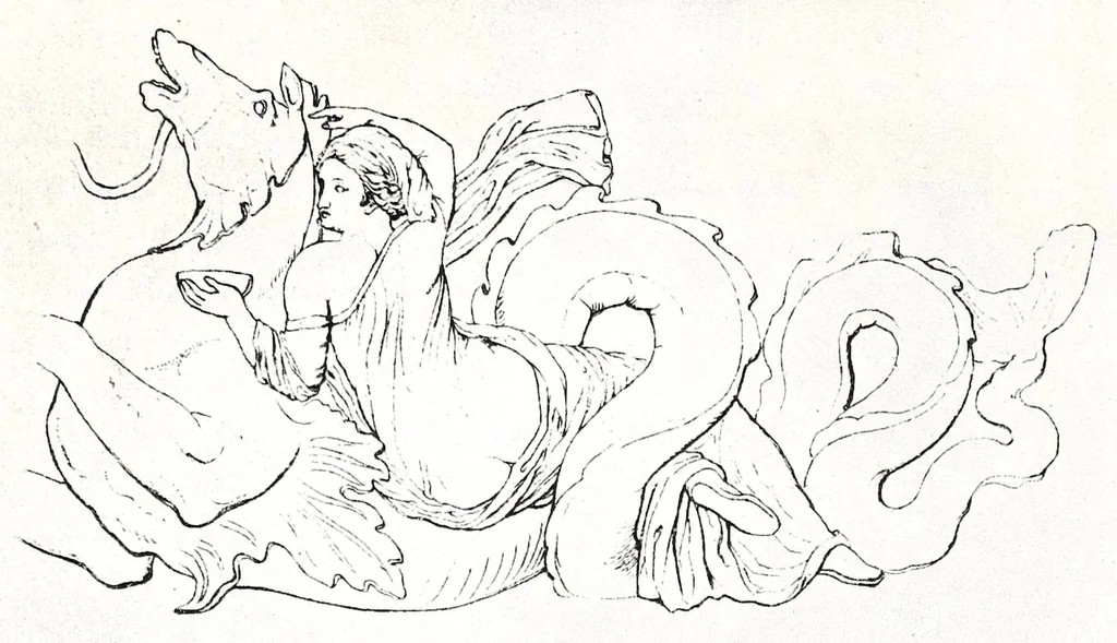 An illustration from Nouvelle mythologie illustrée, 1920, leaf 373