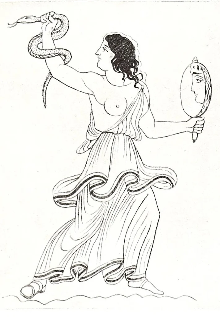 An illustration from Nouvelle mythologie illustrée, 1920, leaf 411