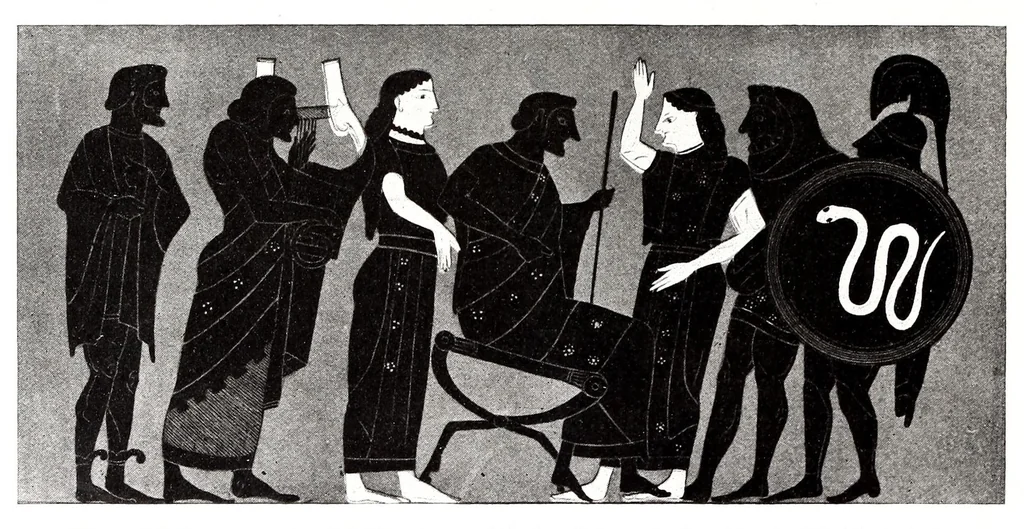 An illustration from Nouvelle mythologie illustrée, 1920, leaf 62