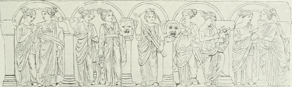 An illustration from Nouvelle mythologie illustrée, 1920, leaf 100