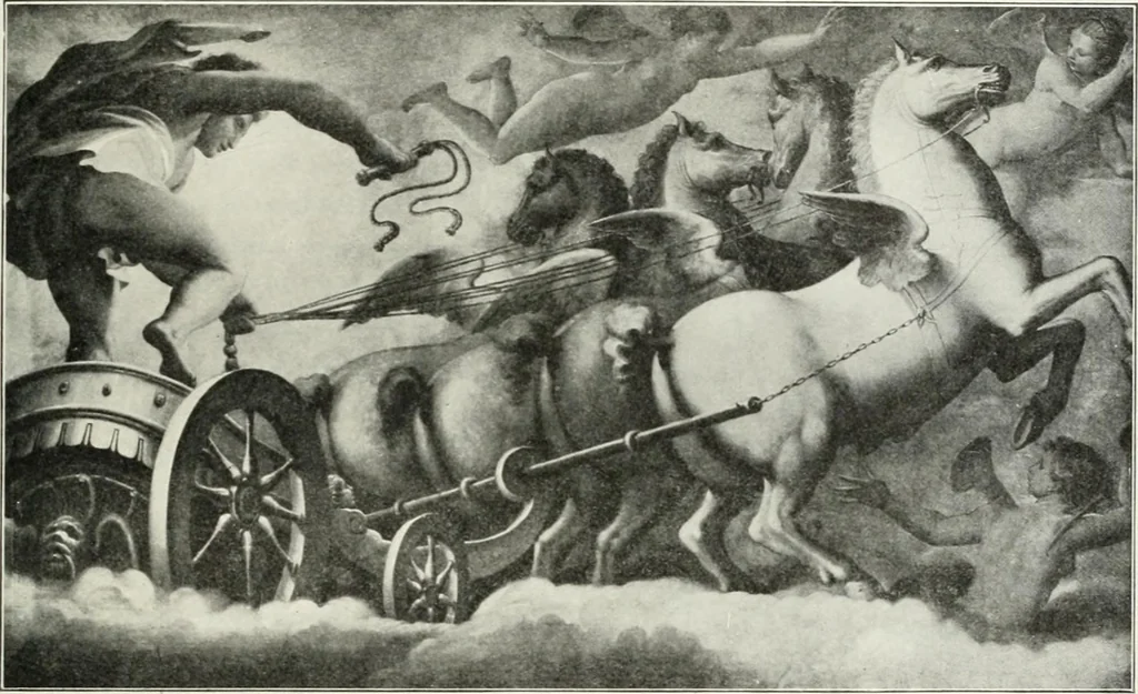 An illustration from Nouvelle mythologie illustrée, 1920, leaf 114