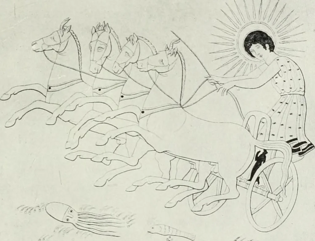 An illustration from Nouvelle mythologie illustrée, 1920, leaf 120