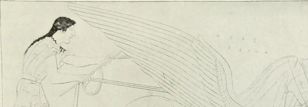 An illustration from Nouvelle mythologie illustrée, 1920, leaf 126