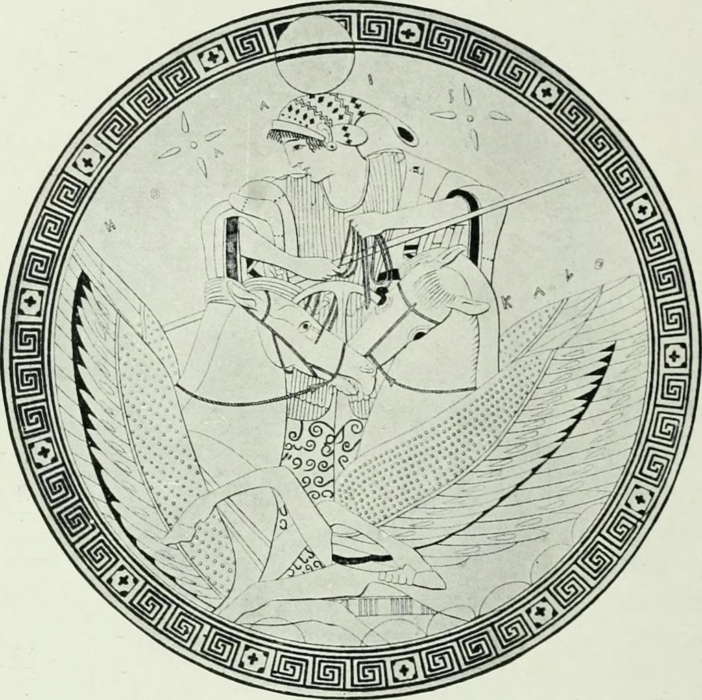 An illustration from Nouvelle mythologie illustrée, 1920, leaf 131